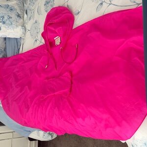 Kate Spade Fuchsia Hooded Rain Cape